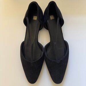 TOTEME The T-strap faille point-toe flats